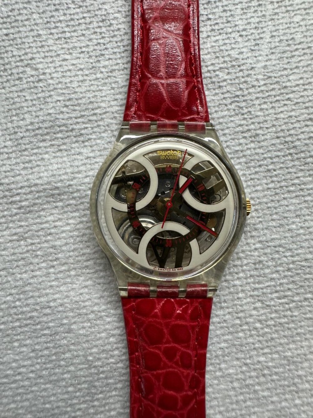 Swatch Watch Feuer GK177 Vintage 1993/1994